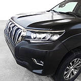 Вії на фари (2 шт., для LED) для Toyota Land Cruiser Prado 150, фото 3