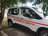 Вітровики (2 шт., Sunplex Sport) для Toyota Proace City, фото 5