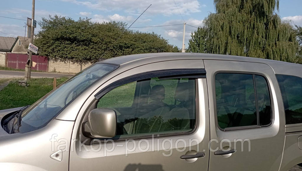 Вітровики (2 шт., Sunplex Sport) для Renault Kangoo 2008-2020 рр