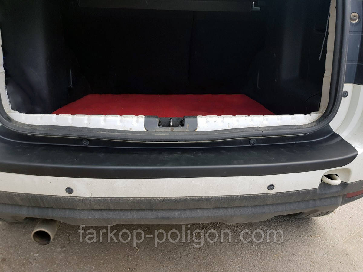 Накладка на задній бампер EuroCap (ABS) для Renault Duster 2008-2017 рр