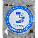 Струна D'Addario PL0085-5 Plain Carbon Steel 0.085 (акустика\электро) 5-pack, фото 2