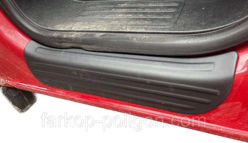 Накладки на пороги EuroCap (2 шт, ABS) для Volkswagen T5 2010-2015 рр