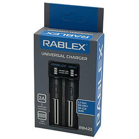 Зарядний пристрій Rablex RB422 на 2 акумулятори