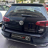 Накладка на задній бампер EuroCap (HB, ABS) для Volkswagen Golf 7/E-Golf, фото 5