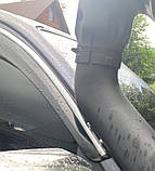 Вітровики з хромом (4 шт., Sunplex Chrome) для Toyota Hilux 2006-2015 рр, фото 5