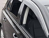 Вітровики з хромом HB (4 шт., Sunplex Chrome) для Volkswagen Golf 6, фото 7