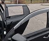 Вітровики з хромом HB (4 шт., Sunplex Chrome) для Volkswagen Golf 6, фото 9