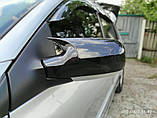 Накладки на дзеркала BMW-Style (2 шт) для Renault Scenic/Grand 2003-2009 рр, фото 5