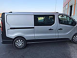 Інтегровані рейлінги (хром) Коротка база для Renault Trafic 2015- рр, фото 11