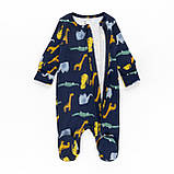 Чоловічок для немовлят на блискавці із звірятами Africa, фото 2