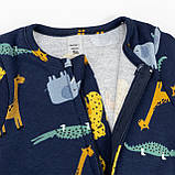 Чоловічок для немовлят на блискавці із звірятами Africa, фото 3