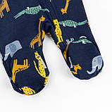 Чоловічок для немовлят на блискавці із звірятами Africa, фото 5