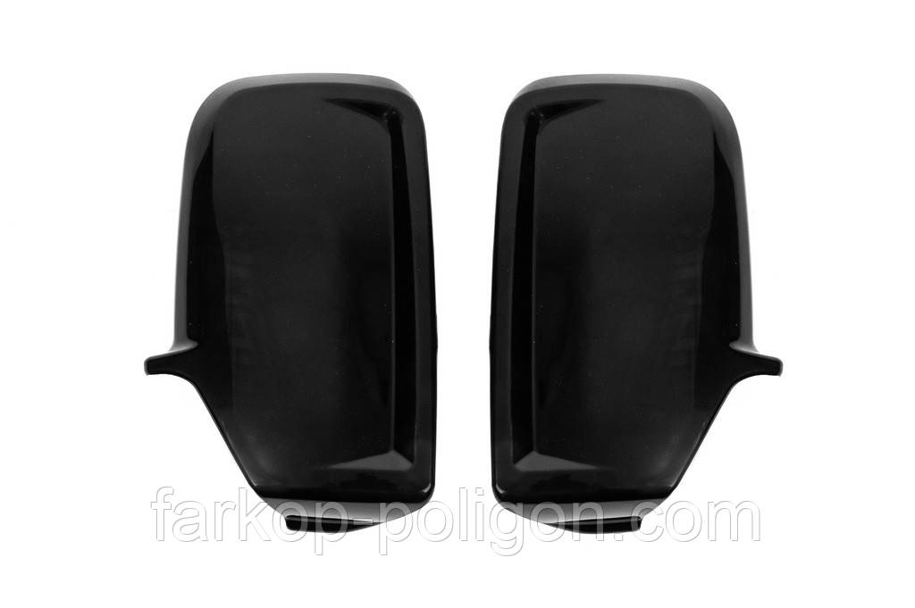 Накладки на дзеркала BlackEdition (2 шт., пласт) для Volkswagen Crafter 2006-2016 рр