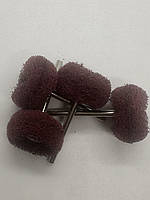 Насадки абразивні 4 шт (бордові зерно 500) для гравера, бормашінка, дремел ( Dremel )