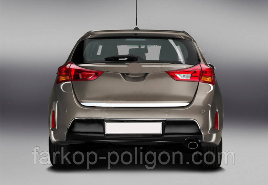 Кромка багажника (нерж) Carmos - Турецька сталь для Toyota Auris 2012-2018 рр
