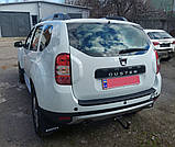 Накладка на задній бампер EuroCap (ABS) для Renault Duster 2008-2017 рр, фото 3