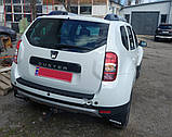 Накладка на задній бампер EuroCap (ABS) для Renault Duster 2008-2017 рр, фото 4