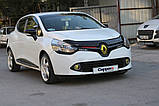 Дефлектор капоту (EuroCap) для Renault Clio IV 2012-2019 рр, фото 4