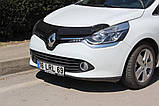 Дефлектор капоту (EuroCap) для Renault Clio IV 2012-2019 рр, фото 10