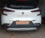 Кромка багажника (нерж.) для Renault Captur 2019- рр, фото 4