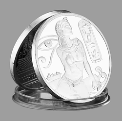 Сувенірна монета — "Богоздішня Ісида" — єгипетський Символ (силвер)