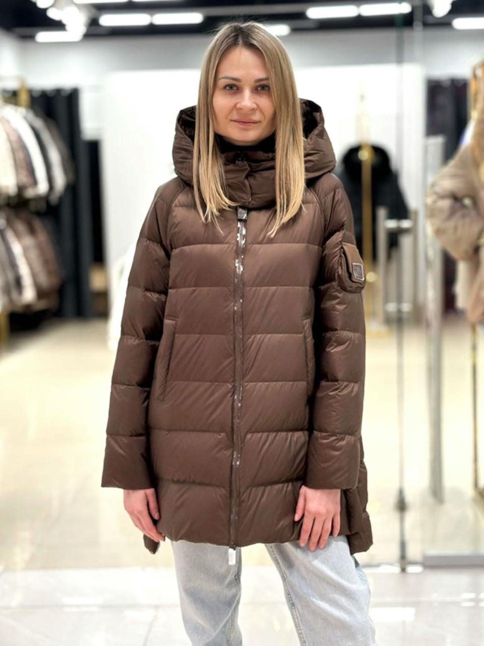 Жіноча куртка CHANEVIA 25127 Brown, фото 1