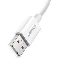 Кабель Baseus Superior Series (SUPERVOOC) Fast Charging Data Type-C 65W (1m) White, фото 8