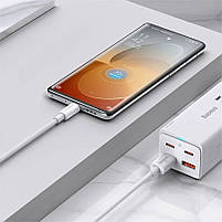 Кабель Baseus Superior Series (SUPERVOOC) Fast Charging Data Type-C 65W (1m) White, фото 6