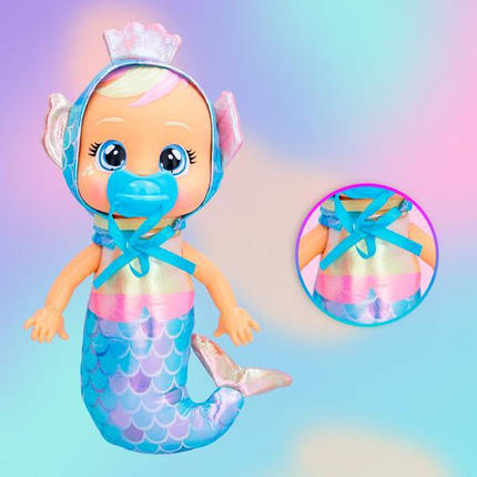 Пупс плакса (висота 27 см, музичний чіп, м'якотілий, плаче водою, пустушка, в боксі) TK 2298, фото 1