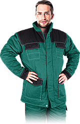 Куртка утеплена робоча зелена REIS Польща (спецьододяг зимова робоча) MMWJL ZB