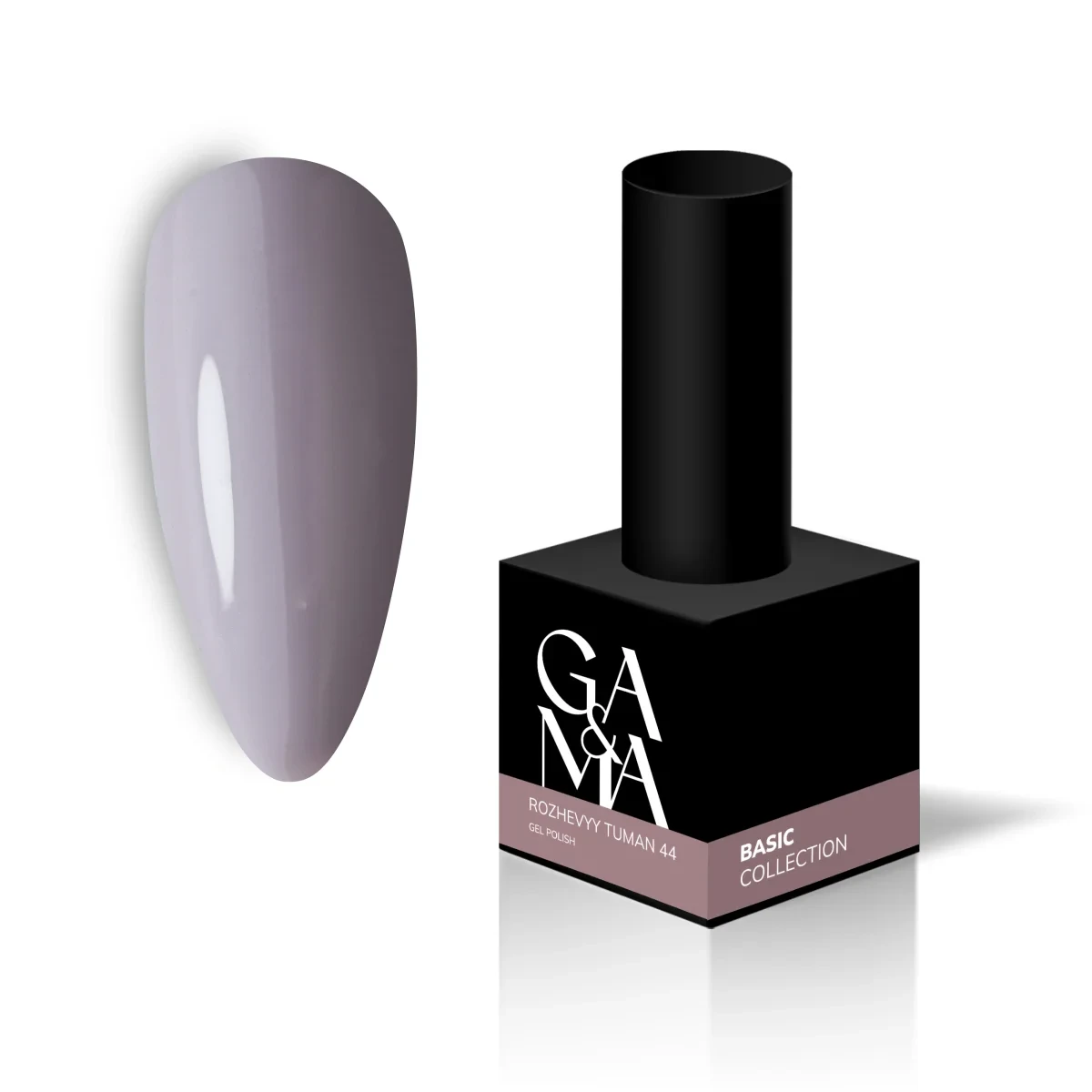 GA&MA Basic collection 044 rozhevyy tuman — гель-лак рожевий туман. 10 мл