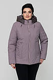 Жіноча куртка прямого силуету Брюссель, розміри 50-58, фото 2