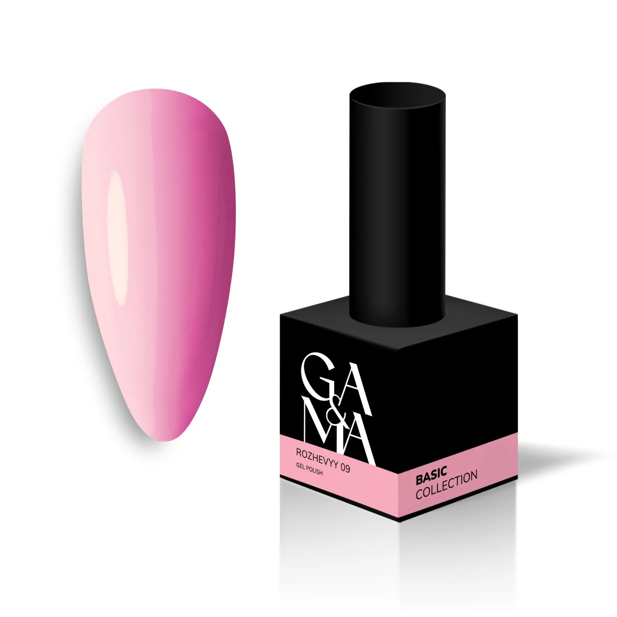 GA&MA Basic collection 009 rozhevyy / Базова колекція 009 рожевий. 10
мл