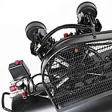 Компресор двоциліндровий ремінний OFBD-100 2.2кВт 402л/хв 8бар 100л (2 крана) + олива 0,5л APRO, фото 4