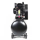 Компресор двоциліндровий ремінний OFBD-100 2.2кВт 402л/хв 8бар 100л (2 крана) + олива 0,5л APRO, фото 5