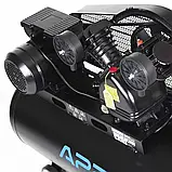 Компресор двоциліндровий ремінний OFBD-100 2.2кВт 402л/хв 8бар 100л (2 крана) + олива 0,5л APRO, фото 7