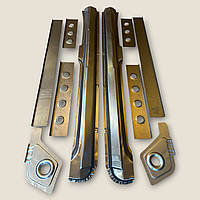 Порог зовнішній ВАЗ 2110,2111,2112,2170,2171,2172 підсилювач,під'єднувач,піддамкрат перед) 10 деталей Україна