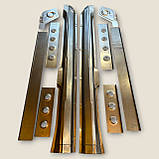 Порог зовнішній ВАЗ 2110,2111,2112,2170,2171,2172 підсилювач,під'єднувач,піддамкрат перед) 10 деталей Україна, фото 2