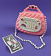 Сейф копілка для дівчинки у вигляді сумочки WF-3013 дитяча косметичка-сейф скарбничка з кодовим замком