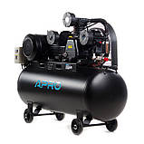 Компресор трьохциліндровий пасовий OFBD-200X 8Бар 7.5кВт 1050л/хв 200л 380В (2 крана) + Олива 1л APRO, фото 3