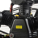 Компресор трьохциліндровий пасовий OFBD-200X 8Бар 7.5кВт 1050л/хв 200л 380В (2 крана) + Олива 1л APRO, фото 10