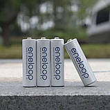 Акумуляторні батарейки АА зарядні Panasonic Eneloop акумулятор 2000 mAh 4 шт, фото 9