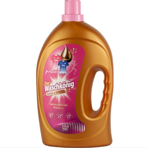 Гель для прання Waschkonig Wool & Sport 100 прань, 3л
