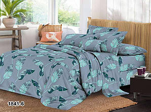 "листячко" постільна білизна євро розмір, нав-кі 70/70