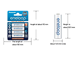 Акумуляторні батарейки АА зарядні Panasonic Eneloop акумулятор 2000 mAh 4 шт, фото 3
