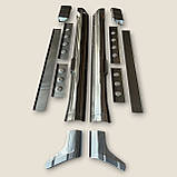 Порог зовнішний ВАЗ 2110,2111,2112 (короб,підсилювач,з'эднувач,низ переднього крила,перехід) 12 деталів Україна, фото 2