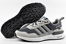Кросівки чоловічі Adidas Адідас сірі, фото 4