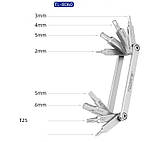 Мультитул Toopre TL-8060 8 функцій сірий, фото 6