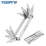 Мультитул Toopre TL-8060 8 функцій сірий, фото 4