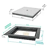 Люк підлоговий тип "Економ" 800x800, фото 5